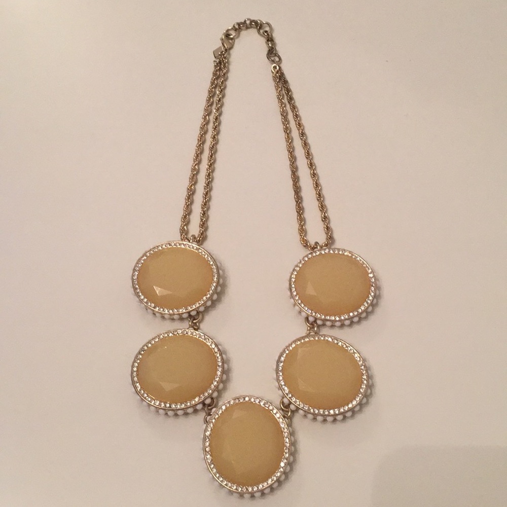 Banana Republic double stranded statement necklace